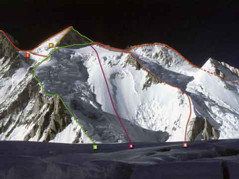 
Gasherbrum II First Ascent East Ridge Route 1983 - Route 6 - 8000 Metri Di Vita 8000 Metres To Live For book
